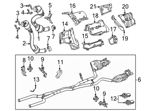 2020 Mercedes-Benz AMG GT 63 S Exhaust Components