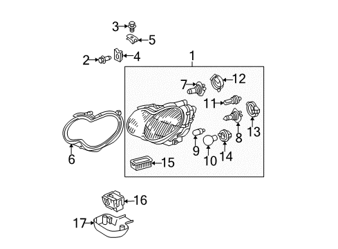 Cap Diagram for 203-822-03-35-9051