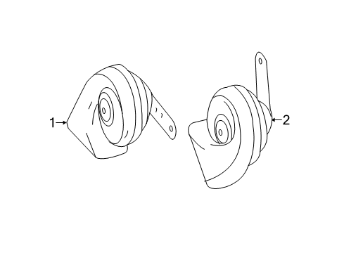 2013 Mercedes-Benz GL350 Horn Diagram