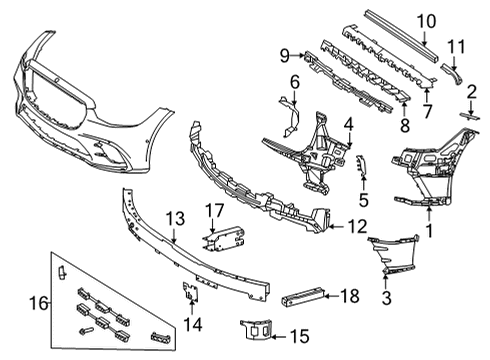 Lower Duct Diagram for 223-885-14-01