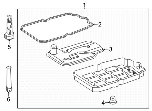 Transmission Pan Drain Plug Diagram for 725-271-18-01