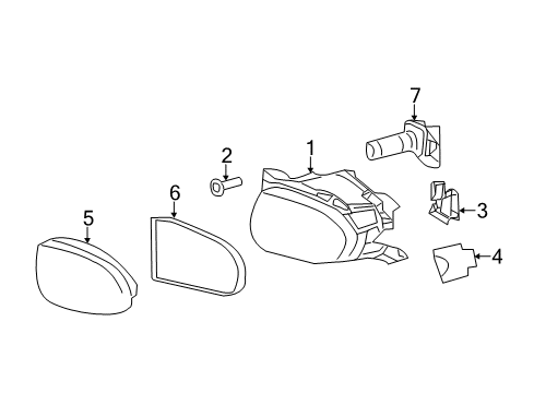 2012 Mercedes-Benz Sprinter 2500 Bulbs Diagram 1