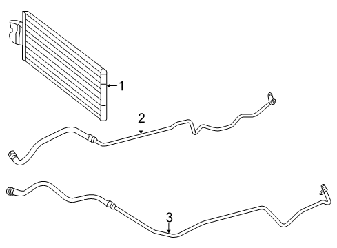 2013 Mercedes-Benz SLK55 AMG Trans Oil Cooler Diagram