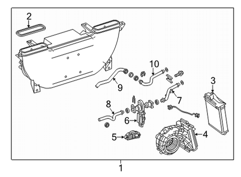 2021 Mercedes-Benz Sprinter 3500XD Auxiliary Heater & A/C Diagram 1