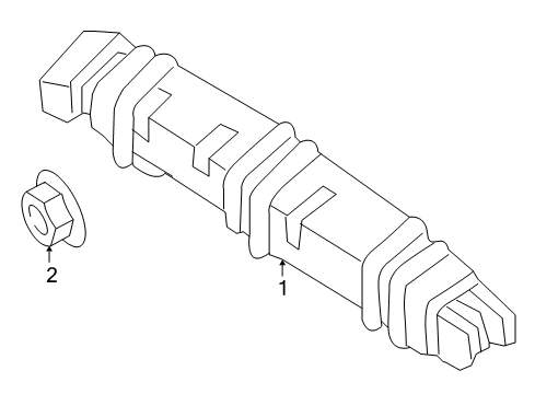 2005 Mercedes-Benz SLK55 AMG High Mount Lamps Diagram