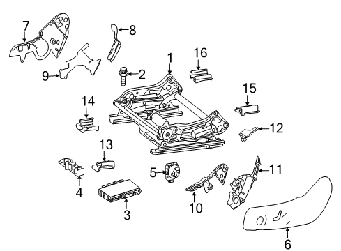 Outer Reinforcement Diagram for 207-918-07-16-9051