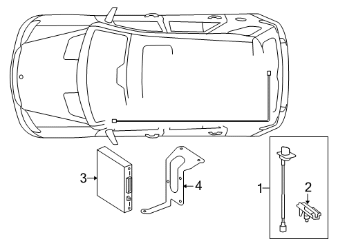 2010 Mercedes-Benz ML450 Parking Aid Diagram 2