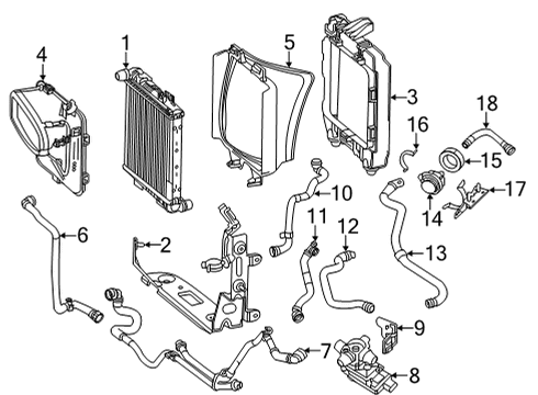 Heater Core Diagram for 167-830-54-02