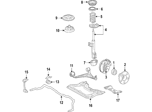 Coil Spring Diagram for 203-321-42-04