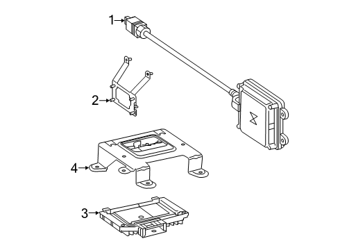 2021 Mercedes-Benz CLA250 Cruise Control System Diagram