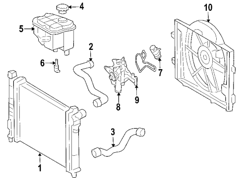 Fan & Motor Diagram for 203-500-02-93-28