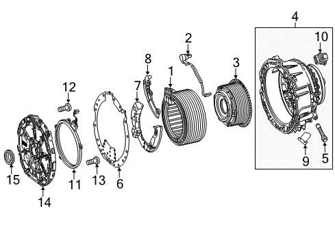 Position Sensor Bolt Diagram for 000-990-86-07