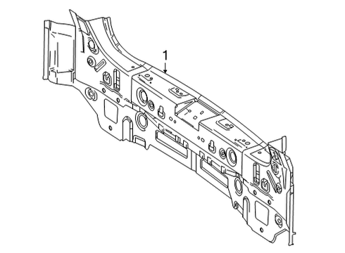 2023 Mercedes-Benz GLA45 AMG Rear Body Diagram