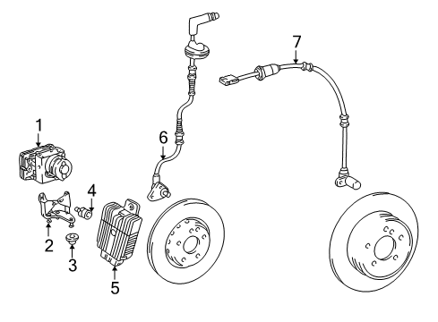 1998 Mercedes-Benz SLK230 Anti-Lock Brakes