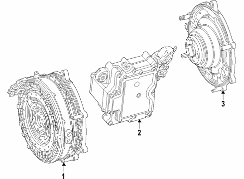 2019 Mercedes-Benz E53 AMG Hybrid Components, Battery, Cooling System