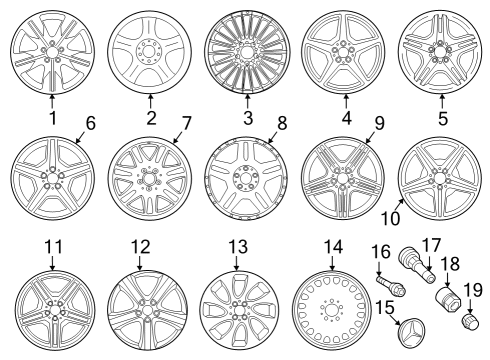 Valve Stem Nut Diagram for 000-401-09-14