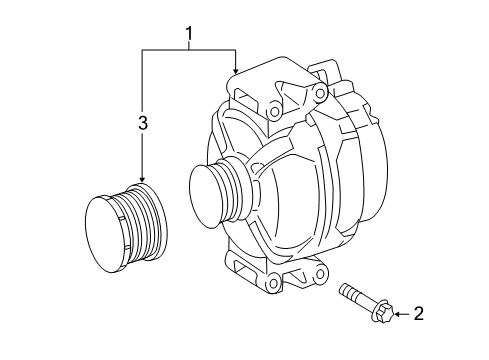 2016 Mercedes-Benz S600 Alternator