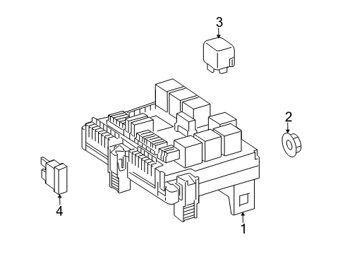 2010 Mercedes-Benz S400 Fuse & Relay Diagram 2