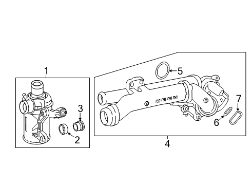 2017 Mercedes-Benz C350e Water Pump Diagram