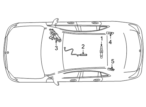 2024 Mercedes-Benz C43 AMG Antenna & Radio Diagram