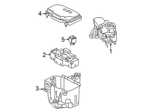 Upper Cover Diagram for 223-545-83-01