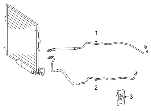 2008 Mercedes-Benz CL600 Trans Oil Cooler Diagram