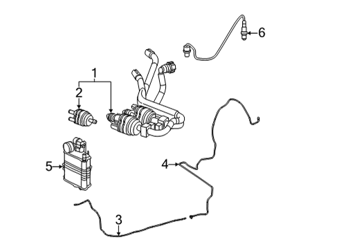 Purge Control Valve Diagram for 213-470-69-01-64