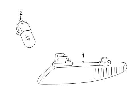 2007 Mercedes-Benz SL550 Signal Lamps Diagram