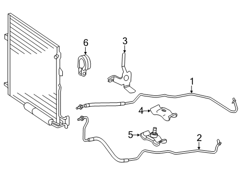 2014 Mercedes-Benz GLK350 Trans Oil Cooler Diagram