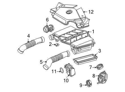 2005 Mercedes-Benz CLK320 Powertrain Control Diagram 3