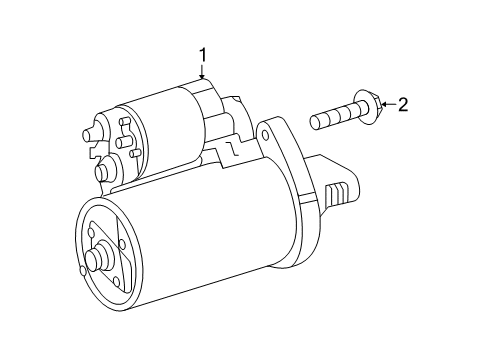 2009 Mercedes-Benz G55 AMG Starter Diagram