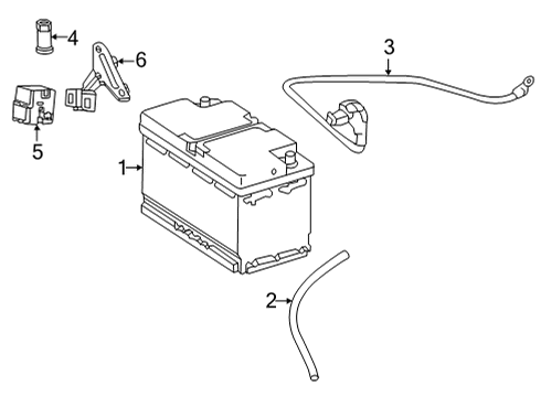 2023 Mercedes-Benz EQS 450 Battery Diagram 1