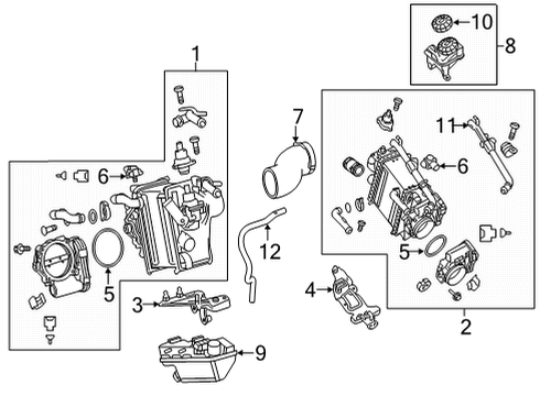 2021 Mercedes-Benz S580 Turbocharger Diagram 1