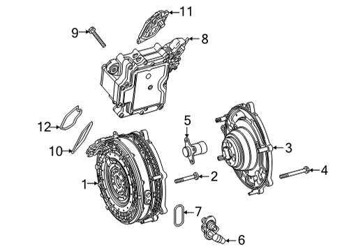 2023 Mercedes-Benz S580e Alternator