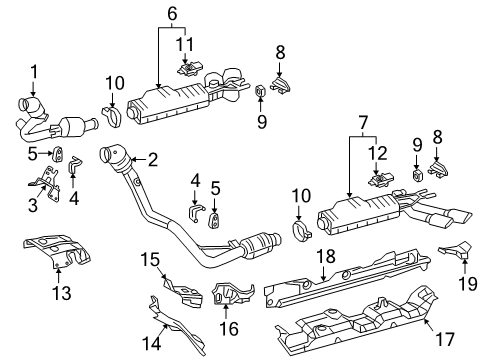 Converter & Pipe Diagram for 463-490-48-00