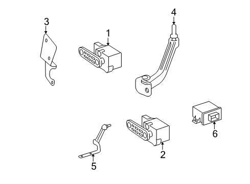 2011 Mercedes-Benz ML450 Electrical Components Diagram 3