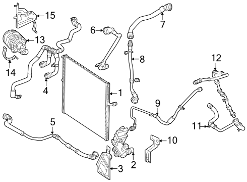 Auxiliary Pump Clamp Diagram for 251-501-08-20