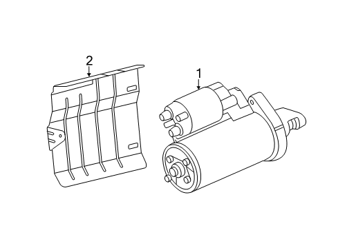 2011 Mercedes-Benz CL600 Starter, Electrical Diagram