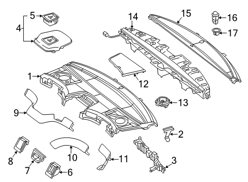 2019 Mercedes-Benz S560 Automatic Temperature Controls Diagram 14