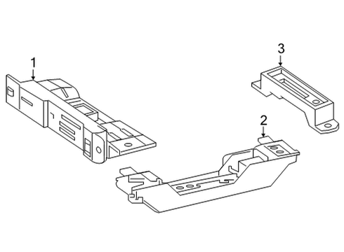 2021 Mercedes-Benz GLA35 AMG Keyless Entry Components Diagram