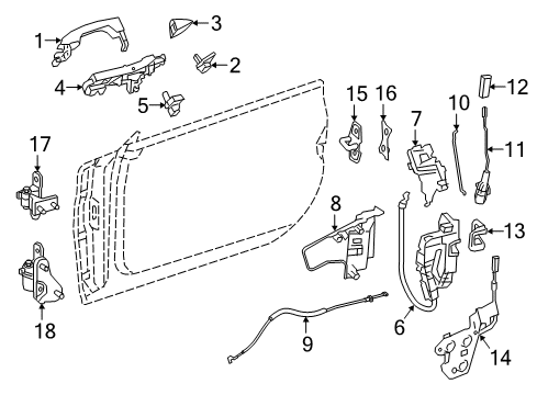 Lower Hinge Diagram for 217-720-17-01