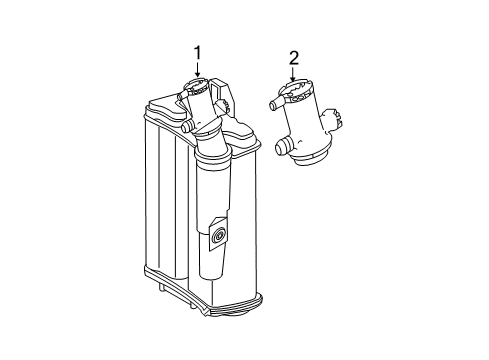 2012 Mercedes-Benz S550 Emission Components Diagram