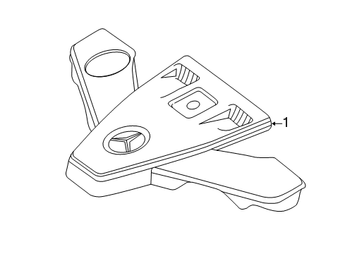 2013 Mercedes-Benz SLK55 AMG Engine Appearance Cover Diagram