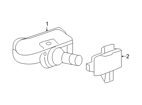 2018 Mercedes-Benz GLE63 AMG Tire Pressure Monitoring, Electrical Diagram