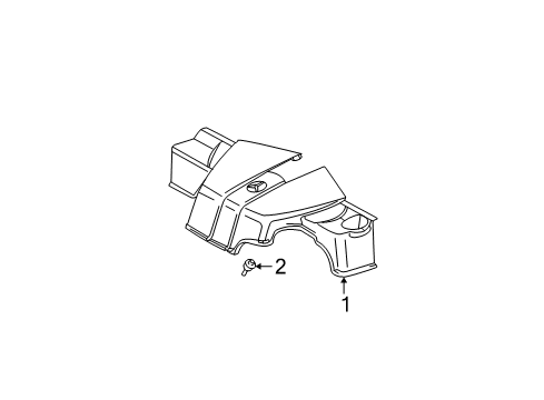 2005 Mercedes-Benz C240 Engine Appearance Cover