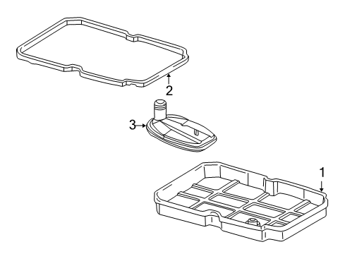 2005 Mercedes-Benz CLK320 Transmission Diagram