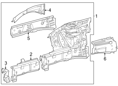 2023 Mercedes-Benz EQB 350 Inner Components - Fender