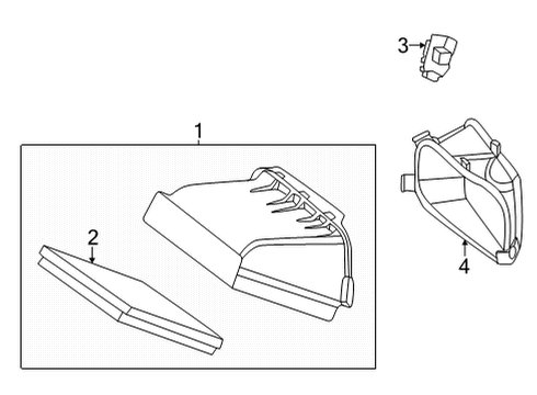 2022 Mercedes-Benz EQS AMG Cowl Diagram 2