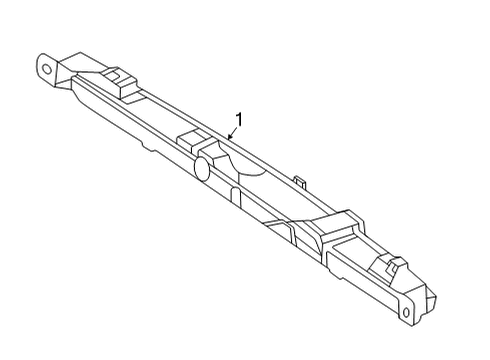 2021 Mercedes-Benz GLC300 High Mount Lamps Diagram 1