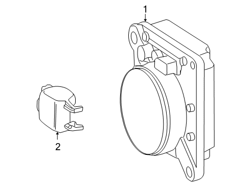 2009 Mercedes-Benz CL600 Cruise Control System, Electrical Diagram